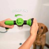 Pistola De Baño Para Perros Con Rojellador Ajustable 3 Modos Sprayer De Almohadilla Para Limpieza Y Lavado De Mascotas Herramienta De Limpieza Con Espuma - details 3