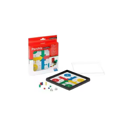 Juego Parchís Magnético Falomir Juegos    Juego, mesa, entretenimiento, diversión, familia, amigos, estrategia, tablero, cartas, retos, equipos, creatividad, clásico, moderno, temático, dinámico, competitivo - 1