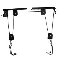 Soporte De Bicicleta Para Techo Montaje En Garage Estante De Almacenamiento De Acero Pulido Gancho De Soporte Para Bicicleta MTB - details 1