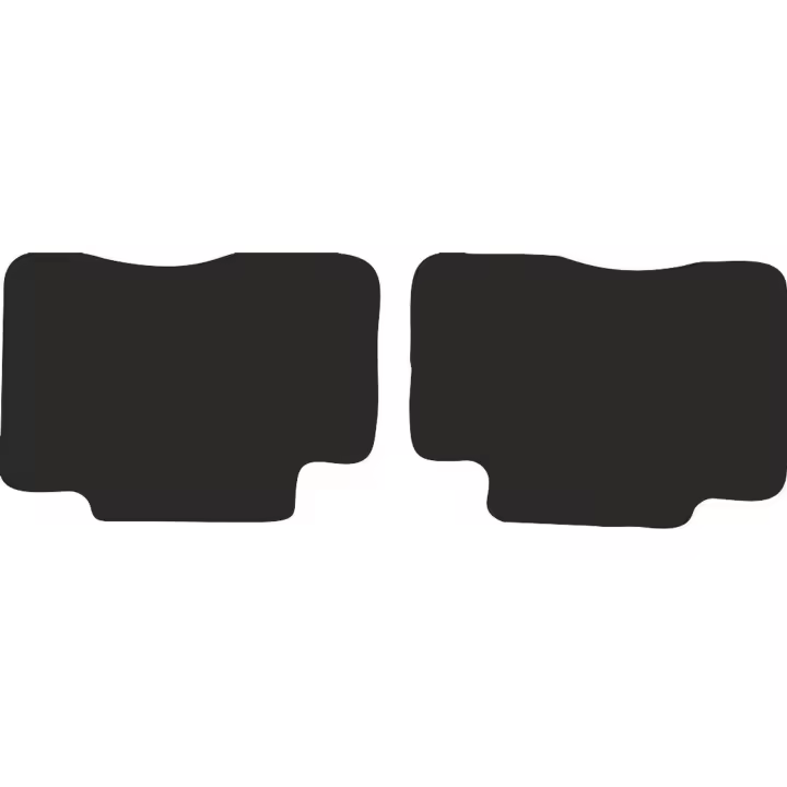 Alfombrillas traseras para: Mitsubishi Pajero IV corto 2006-2018 - 1