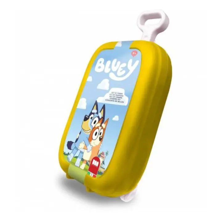 TROLLEY BLUEY CON CUÑOS Y PINTURAS - 1