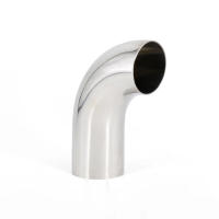 Tubo De Escape Para Coche Acero Inoxidable 304 Muffler Pieza De Automóvil 90 Grados Bajo Sanitario Tubo Elbowed De 51mm Y 63mm - details 2