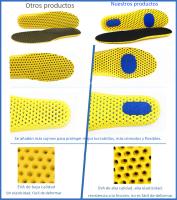 Insoles De Espuma De Memoria Para Zapatos Transpirables Antideslizantes Absorbentes De Impacto Para Hombres Y Mujeres Soporte Arco - details 1