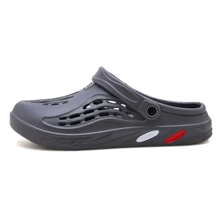 Sandalias De Verano Para Hombre Zapatos Casuales EVA Ligeros Sandalias De Agujero Clogs Para Jardín Y Playa Pantuflas Planas Para Exterior - 1