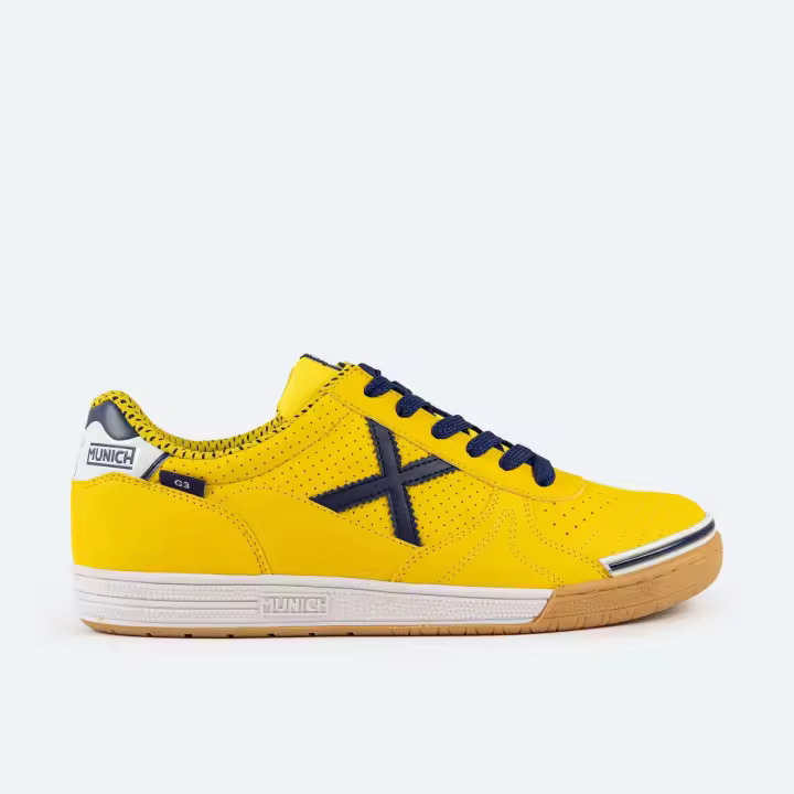 Munich G-3 433 Zapatillas Futbol sala Hombre amarillo/azul - 1