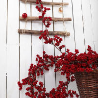 1PC Vigna De Frutas Simulación De La Fortuna Para Navidad Decoración De Hogar Cocina Restaurante Actividades Al Aire Libre Jardín Paisaje - details 1