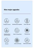Soporte De Tableta Para Cama Con Brazo Largo Soporte Giratorio De 360° Para iPad Y Teléfonos Móviles De 4 a 12.9 Pulgadas Montaje En Lado De Escritorio Material De Aluminio - details 1