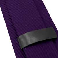 Ociodual Corbata Violeta Clásica Hecha a mano, Elegante para Celebraciones, Eventos, Bodas, Fiestas y Business, Corbata de Hombre para Regalo, Unisex, Mens Tie - details 6