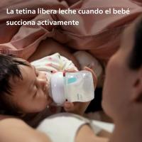 Philips Avent Set Pack 4 Biberones con Sistema AirFree (2 Biberones 125ml + 2 Biberones 260ml), Regalo para Recién Nacidos, Enganche Natural, sin BPA, Reduce los Cólicos, Chupete Ultra Soft y Escobilla, de 0-12 Meses - details 2