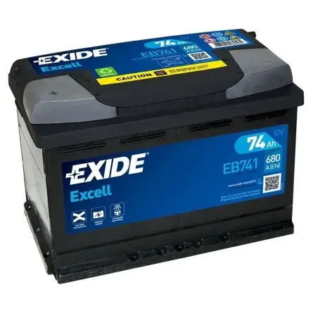 Batería Exide Excell EB741 74Ah 680A +IZQUIERDA - 1