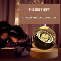 Lámpara Nocturna De Cristal RGB Con Grabado Láser De Axolotl 3D Regalo De Cumpleaños Para Novia Amiga Esposa Hijo Decoración Para El Hogar - details 2