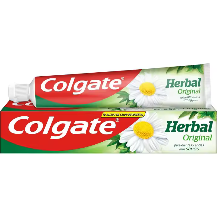 Colgate Herbal Original Pasta de Dientes, 75ml, Dentífrico Hecho con Algunas de las Mejores Hierbas de la Naturaleza, Ayuda a Mantener los Dientes Fuertes y las Encías Sanas, Sabor a Eucalipto Fresco - 1