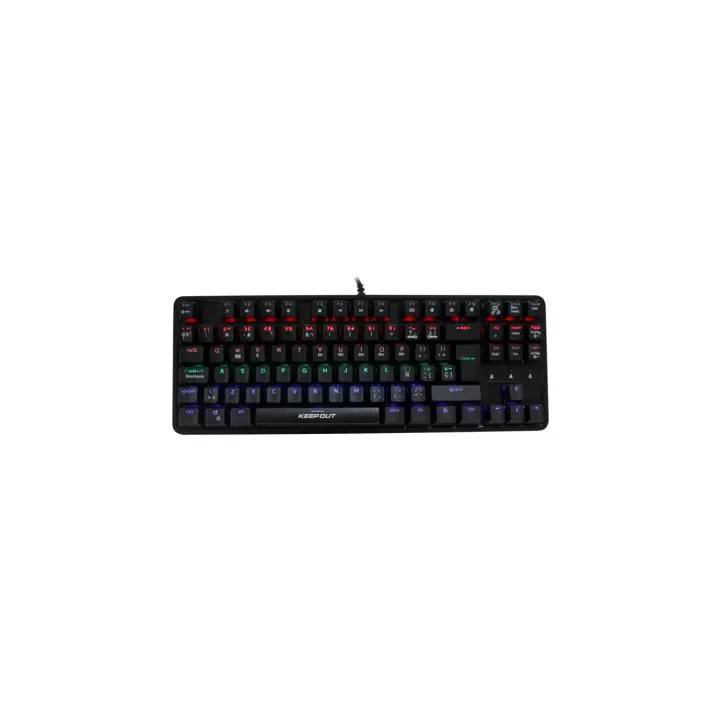 Teclado Mecánico Gaming Keep Out F105 - Iluminación Personalizable - 1