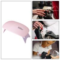 Lampa De Uñas LED Mini Para Gel Y UV Portátil Secador De Uñas Para Mujeres Y Niñas Lampa De Manicura Con 6 Lámparas LED Potencia De 6W ABS USB - details 4