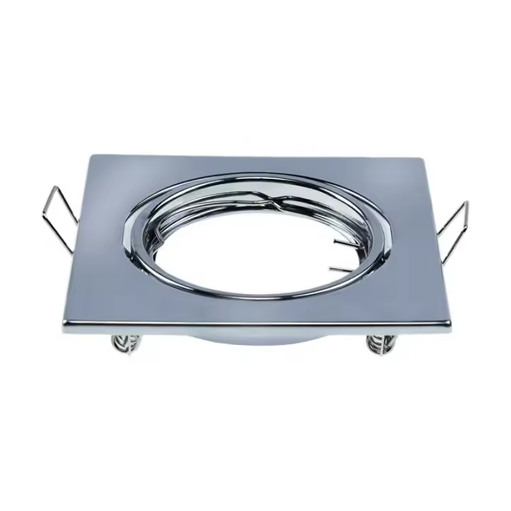 Aro GU10 cuadrado cromo 2uds/caja VT-817  V-TAC - 1