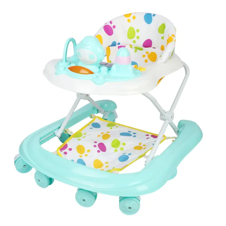 Andador plegable con música y mesa de juego, regulable en altura | A partir de 6 meses - 1
