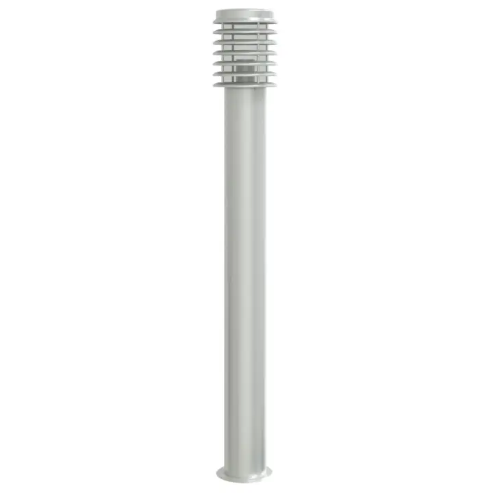 vidaXL Lámpara de suelo de exterior acero inoxidable 110 cm Color Negro,  Plateado, y mas - 1