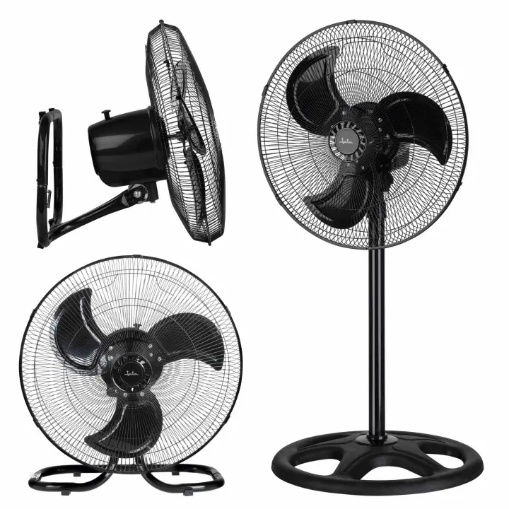 Ventilador 3 en 1: de pie, pared y sobremesa o suelo Jata JVVP3046. 3 Velocidades. Oscilación automática. 3 aspas. 52 cm de diámetro. 6258 m3/h. Bajo consumo. Silencioso. Hasta 113 cm de altura. - 1