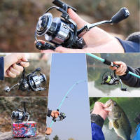 Carrete De Pesca Giratorio Sougayilang Resistente a La Corrosión Con Bobina De Aluminio Ratio De Engranajes 5.0:1 Para Nueva Experiencia De Pesca - details 16