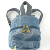 Mochila De Denim Para Mujer Estilo Última Moda Bolsa Escolar Pequeña Mini Rucksack Para Estudiantes Material Principal Lona Con Lining De Poliéster - details 3