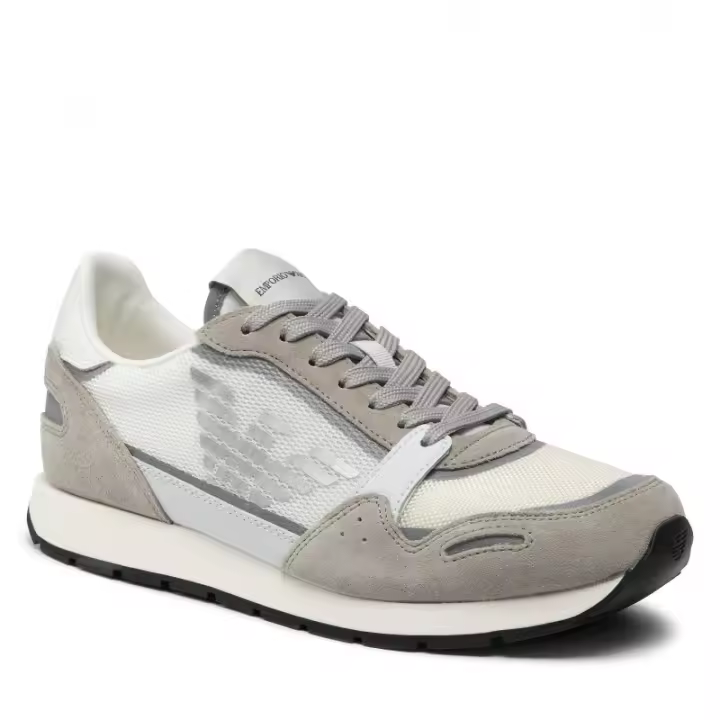 Emporio Armani Zapatillas Hombre Blanco Gris X4X537 XM678 Q825 - 1