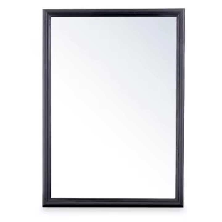 Espejo de pared LM35-4-11 Negro 50 x 70 x 50 cm Madera Rectangular - 1