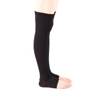 2Pcs Medias De Compresión Para Pies Y Piernas Médicas Gradiente De Presión Medias De Compresión De Rodilla a Calf Con Abertura Para Varices Y Modelado Elasticidad Y Comodidad - details 3