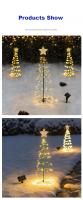 Luces De Hilo De Cobre LED Solar Para Exterior Impermeables Decoración De Navidad Celebración De Boda Fiesta Iluminación De Jardín Estilo Tradicional - details 10