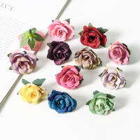 20Pcs Rosas De Seda Artificiales 3.5cm Para Decoración De Bodas Hogar Y Jardín Accesorios Para Guirnaldas De Navidad DIY - details 1
