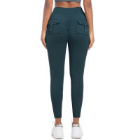 SSITO Leggings de Gimnasio con bolsillos, pantalones de entrenamiento para correr, Pantones Atlético de Alta elasticidad para Mujer, pantalones SexIs de Belta High, Mallas de elevación de glúticos de Color sólido - details 19