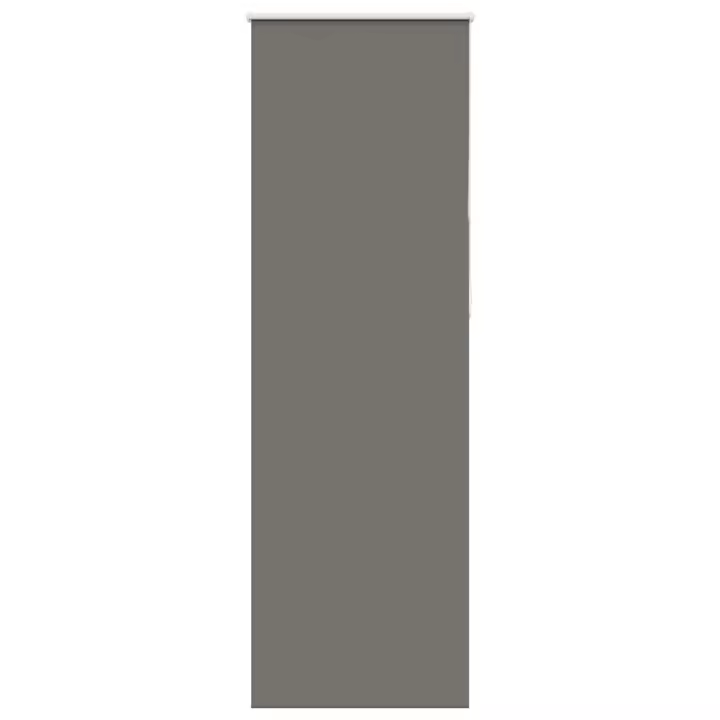 vidaXL Estor Enrollable Opaco gris 75x230 cm Tela Ancho 70,7 cm - 1
