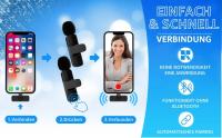Micrófono Lavalier Inalámbrico Para iPhone Y Android Cancelación De Ruido Micrófono Condensador Para YouTube TikTok Streaming En Directo - details 1