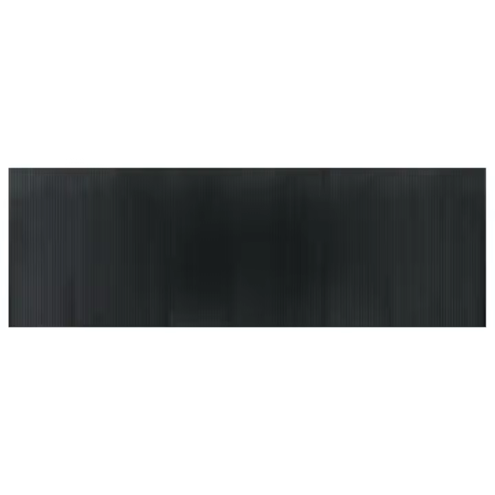 vidaXL Alfombra rectangular bambú 100x300 cm Color Negro,  Natural,  Marrón y mas Alfombras de área  Alfombra de Piso para Sala de Estar Dormitorio Habitación Salón - 1