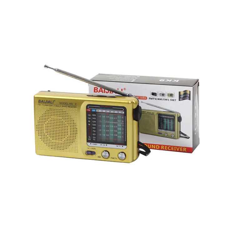 PORCHEDDU Radio AM/FM/SW portátil operado compatible con interior, exterior y Uso DE EMERGENCIA - 1