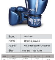 Guantes De Boxeo PU Transpirables 6/8/10/12Oz Para Niños Y Adultos Profesionales Sanda Muay Thai Taekwondo Guantes De Golpeo - details 4