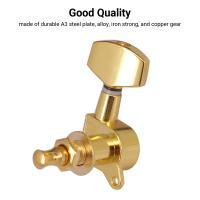 6pcs Tuners De Guitarra Eléctrica Y Acústica Con Enganches Sellados 3L3R Tuning Pegs Accesorios Para Guitarra - details 20