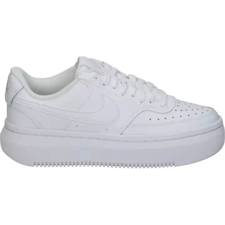 NIKE | Deportiva Nike Court Vision Alta Leather para Mujer - Zapatilla con Plataforma en Color Blanco – Sneaker con Cierre de Cordones – Versátiles y Combinables - Modelo DM0113-100 - 1