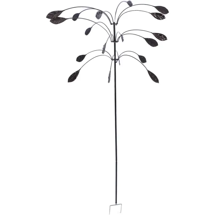 Molinos de viento para exteriores, resistentes, de metal, para decoración de exteriores, para jardín, esculturas de viento - 1