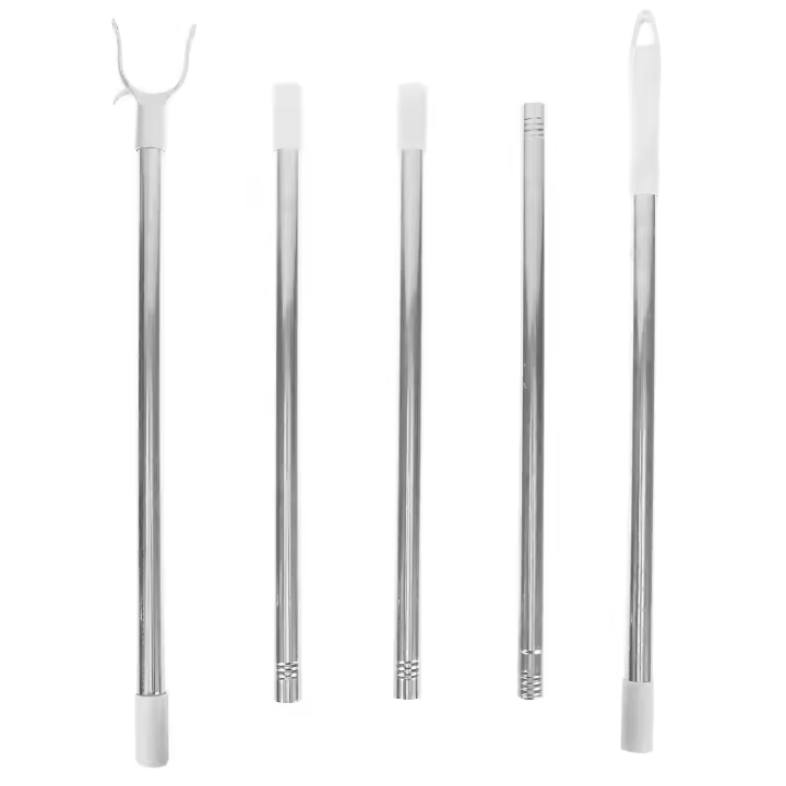 Soporte para tendedero desmontable, poste desmontable, soporte para tendedero ajustable, varilla para poste - 1