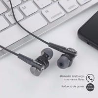 Sony MDR-XB55AP - Auriculares Intraurales con EXTRA BASS, Micrófono para Llamadas y Sonido de Alta Calidad, Color Negro - Perfectos para Música, Deporte y Viajes - details 2