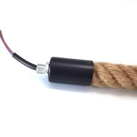 Lámpara Colgante Vintage Edison E27 De Cuerda De Lino Retro Estilo Industrial Para Decoración De Loft Y Hogar Fuente De Luz Halógena - details 12