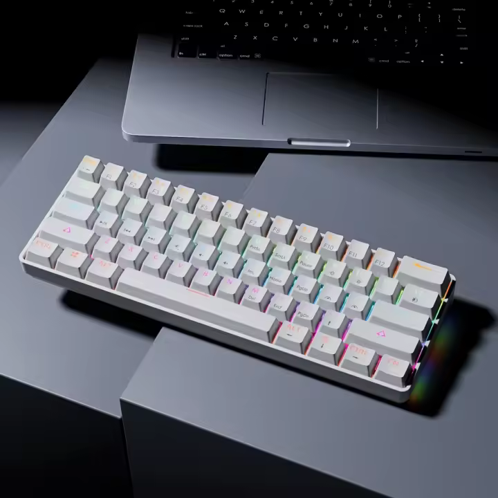 Teclado Mecánico MUCAI MK61 De 61 Teclas Con Iluminación RGB USB Para Oficina Y Gaming Compatible Con Mac Android Windows - 1