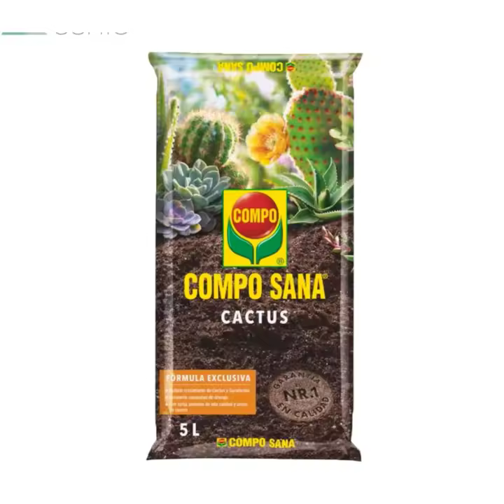 Compo Sustrato Cactus Sana 5L - Máxima Calidad para Tus Plantas Crasas y Suculentas - 1