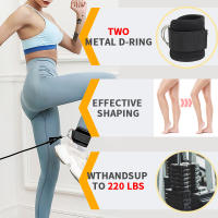Strap De Anciano Ajustable Con Anillo D Para Gimnasio Y Ejercicios De Piernas Con Hebilla Seguridad Deportiva Abductores - details 2