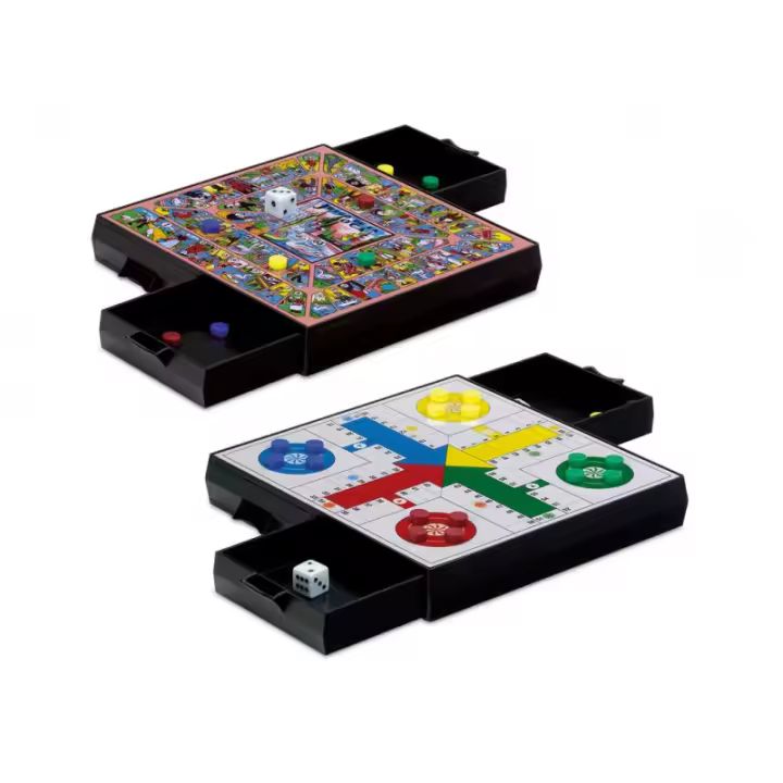 Tablero Parchis-Oca Magnetico. Compartimento para guardar las fichas y dado - 1