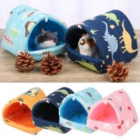Cama De Hamster Cómoda Para Pequeños Animales Algodón Suave Nido Caliente Para Conejo Surtidor Rata De Sapo Mini Jaula Incluida Medidas S/M/L/XL - details 0