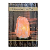 Lámpara de Sal Natural Alta,Color Calidada,Base Madera,Cable Bombilla Incluida,cm,fespu - details 1