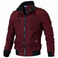 Chaqueta Táctica Militar Para Hombres Primavera Otoño Invierno Chaqueta Piloto De Algodón Estilo Militar Ajustada Para Senderismo - details 5
