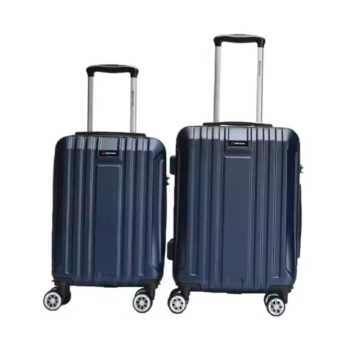 [OFERTA SET 2 MALETAS] Set 2 Piezas de Maletas de Viaje Rígidas ABS Set Maleta,18"Y 20", Trolley  Ligero Duradero con 4 Ruedas 360grados  Cierre Para Viajes , Almacenamiento en Casa[La maleta pequeña no tiene asa.] - 1
