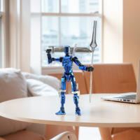 Figura De Acción 13 Titan Multi-articulada Robot Transformable Con Perro Juguete Educativo Para Niños Regalo Ideal - details 3